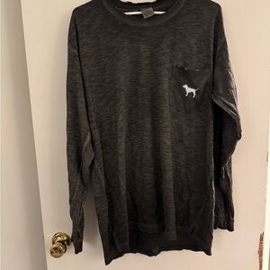 Victoria's Secret PINK Black Long Sleeve Shirt